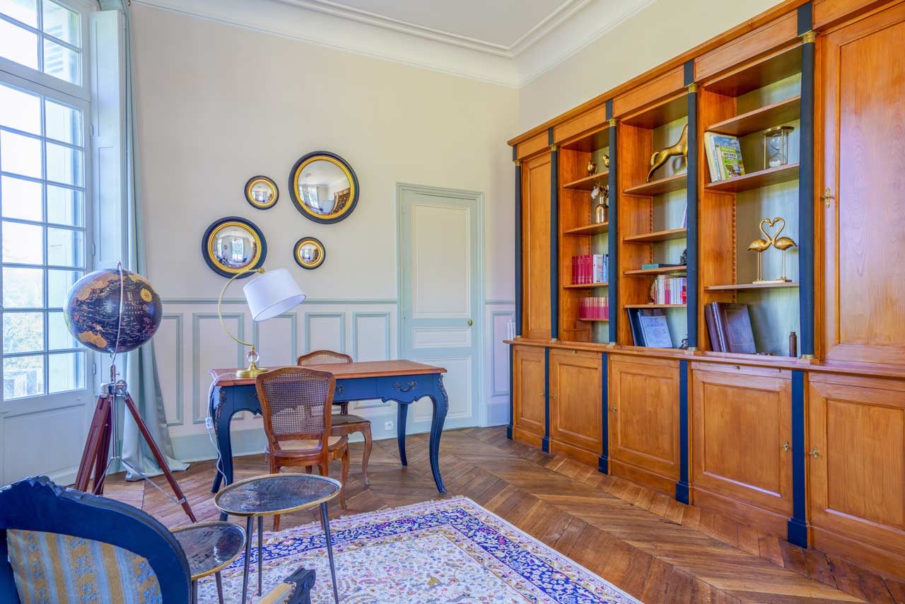 bibliotheque chateau